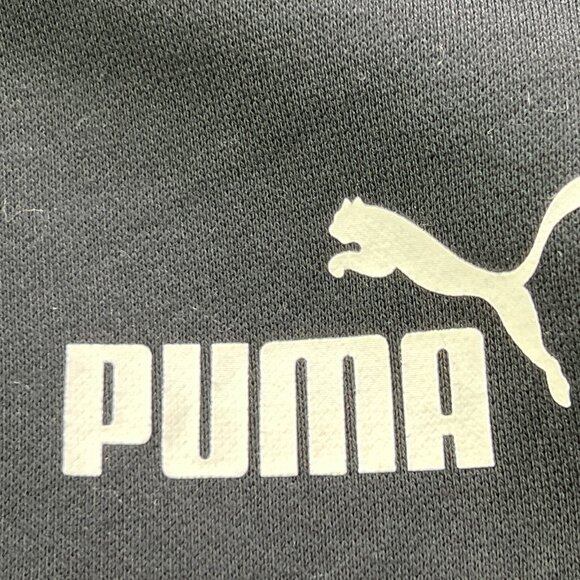 Puma Full Zip Jacket Mens Large Black Long Sleeve Track Windbreaker - Picture 5 of 9